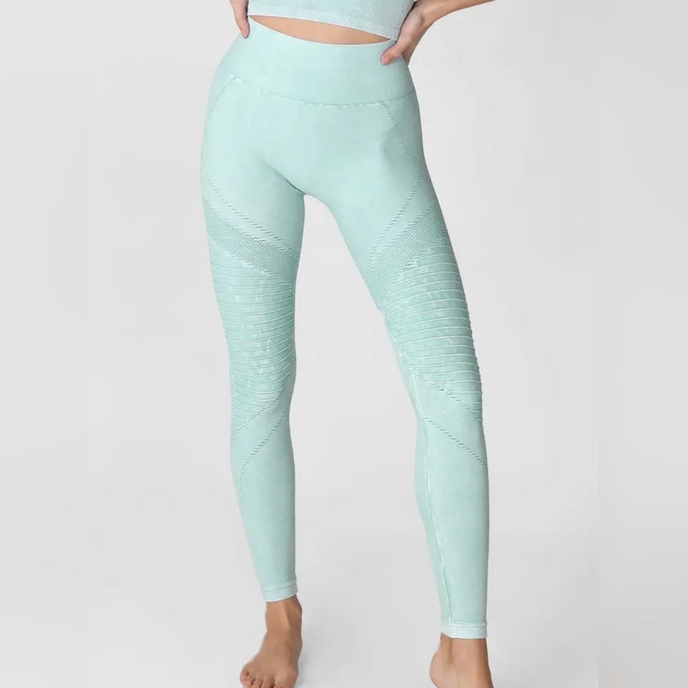 One Size Mint Green Women's Highwaist Leggings